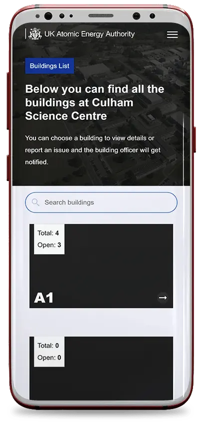 All Departments page
