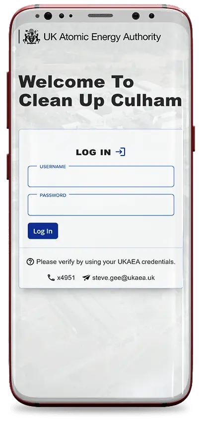 mobile login hover